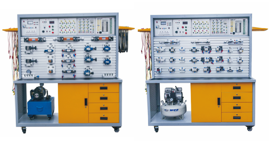 亞龍YL-381B型PLC控制的液壓與氣動綜合實訓(xùn)裝備