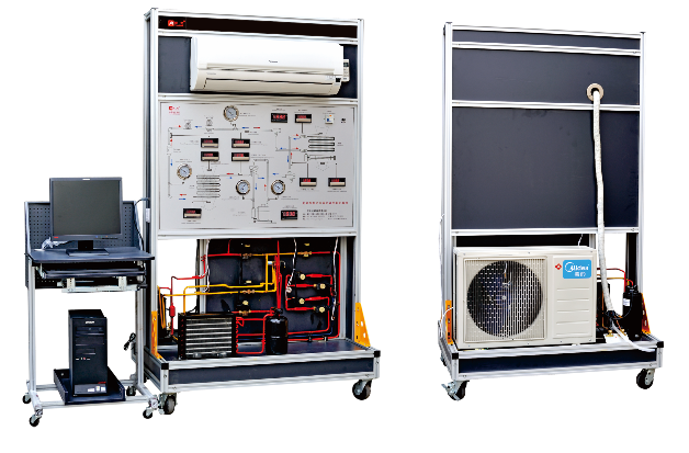 亞龍YL-1555B型變頻熱泵式分體空調(diào)制冷系統(tǒng)實訓考核裝置